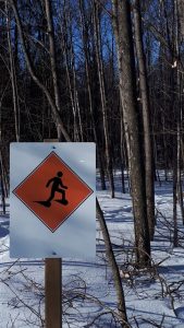 snowshoe trail signage